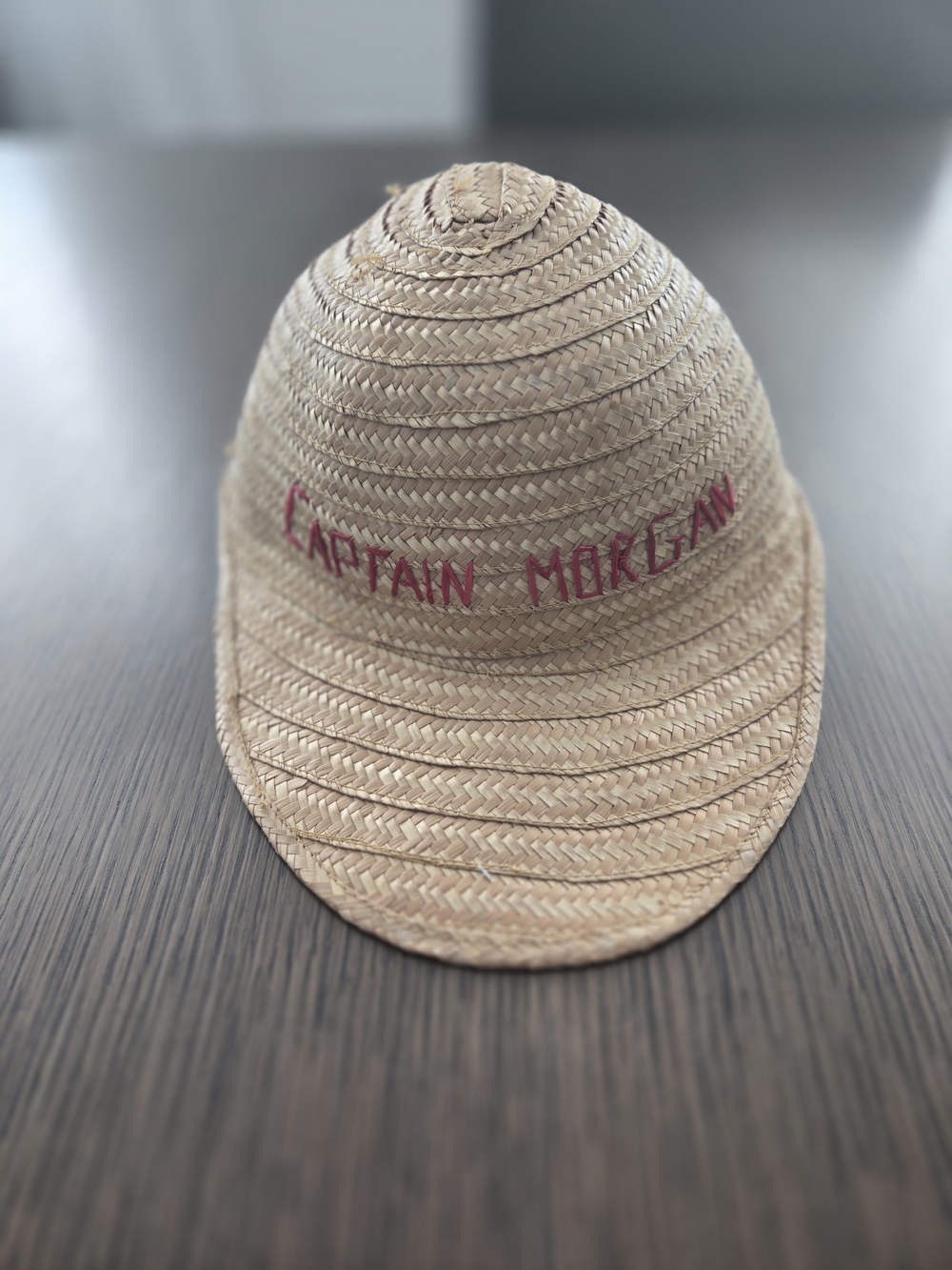 Vintage Captain Morgan Straw Hat - 1960s Promotional Item